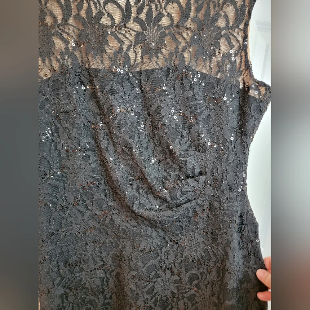 Lauren Ralph Lauren Black Lace Dress - Picture 2 of 16